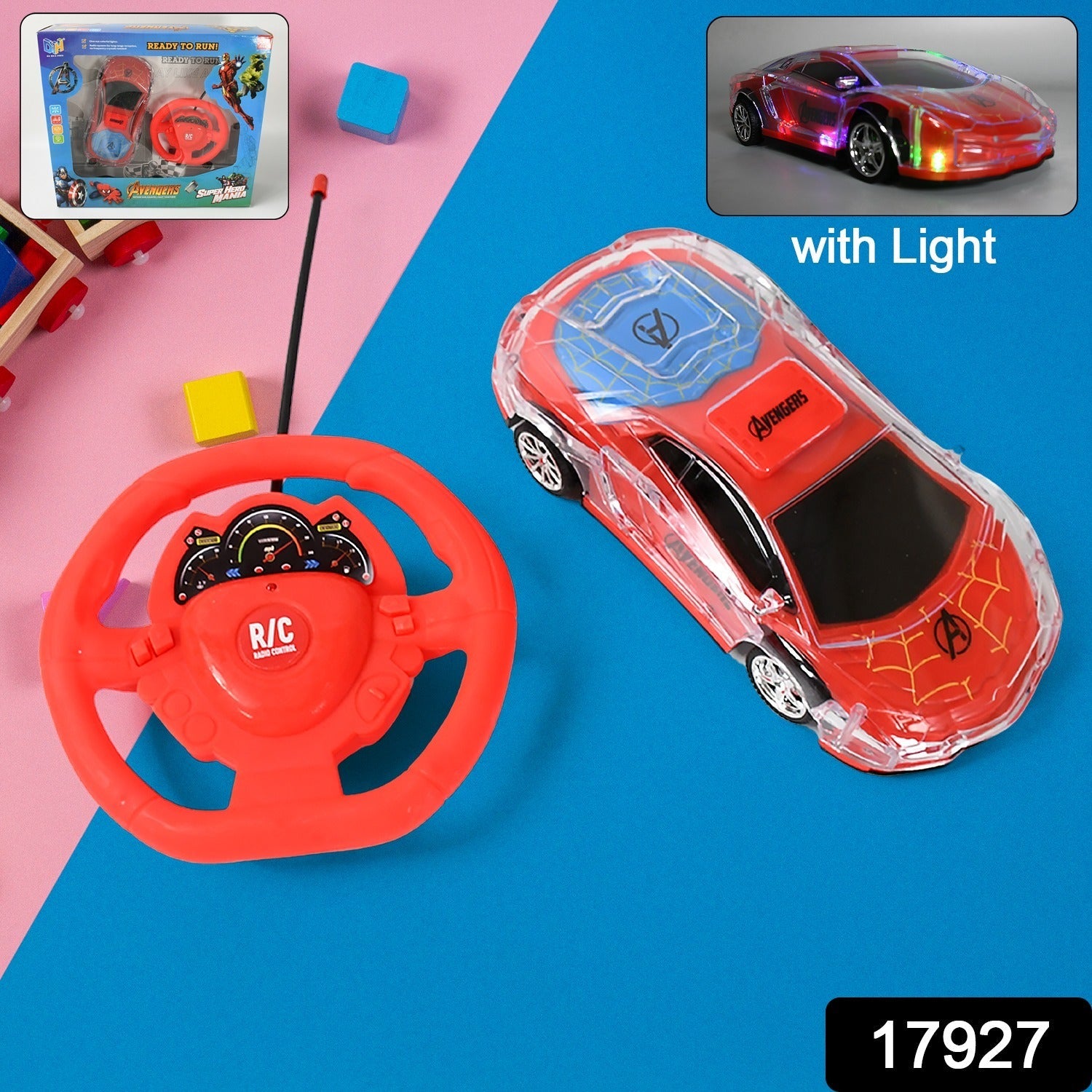 Plastic Remote Control Car, Remote Control Racing car with Two Function Backward and Forward. Handle Design Remote. Best Birthday Gift, Birthday Return Gift with Rechargeable Battery For Car - Discount Karo