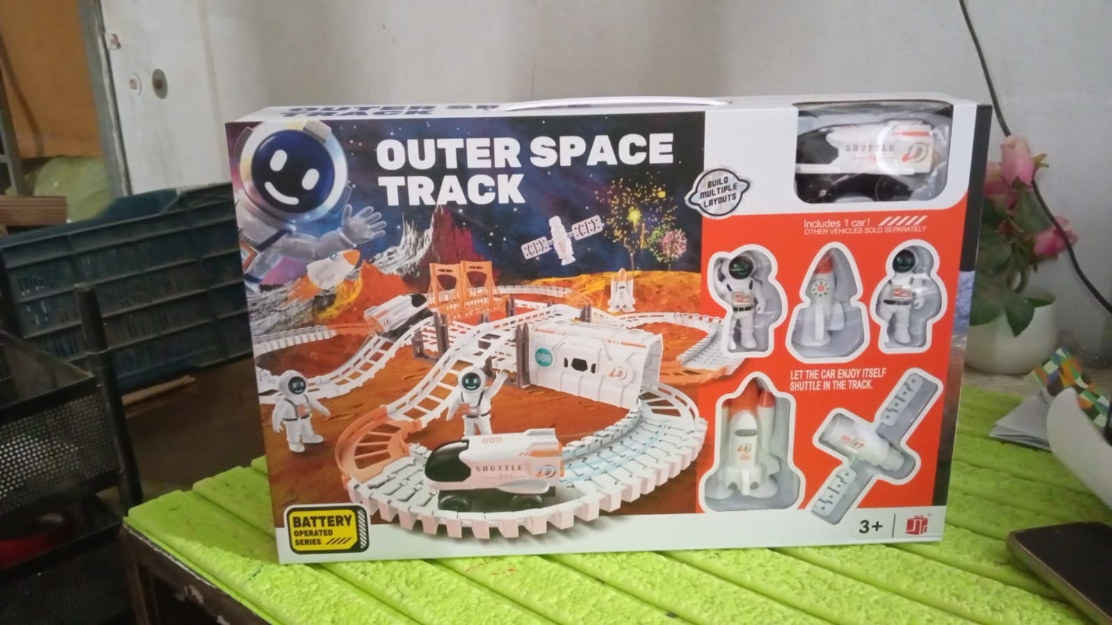 Outer Space Race Track Set for Kids Toys (1 Set) - Discount Karo