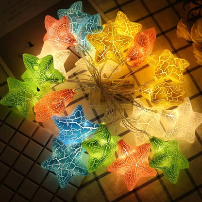 Multicolor Crack Star String light - Discount Karo