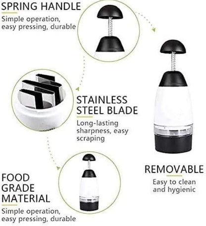 Portable Stainless Steel Slap Chopper - Discount Karo