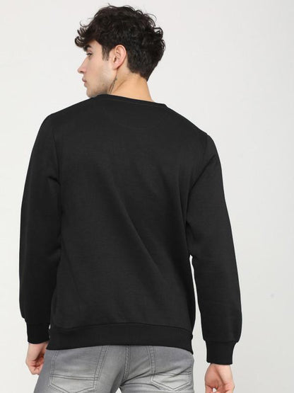 Cotton Solid Full Sleeves Regular Fit Mens Sweatshirt