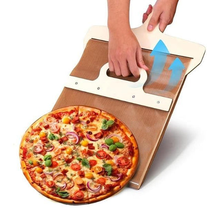 Wooden Pizza Paddle with Smooth Handle for Transfer The Pizza Crust - Discount Karo