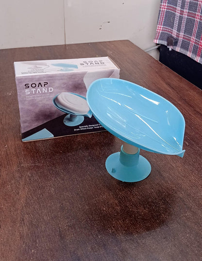 Soap Holder Stand Self Draining Soap Dish Holder Soap Box (1 Pc) - Discount Karo