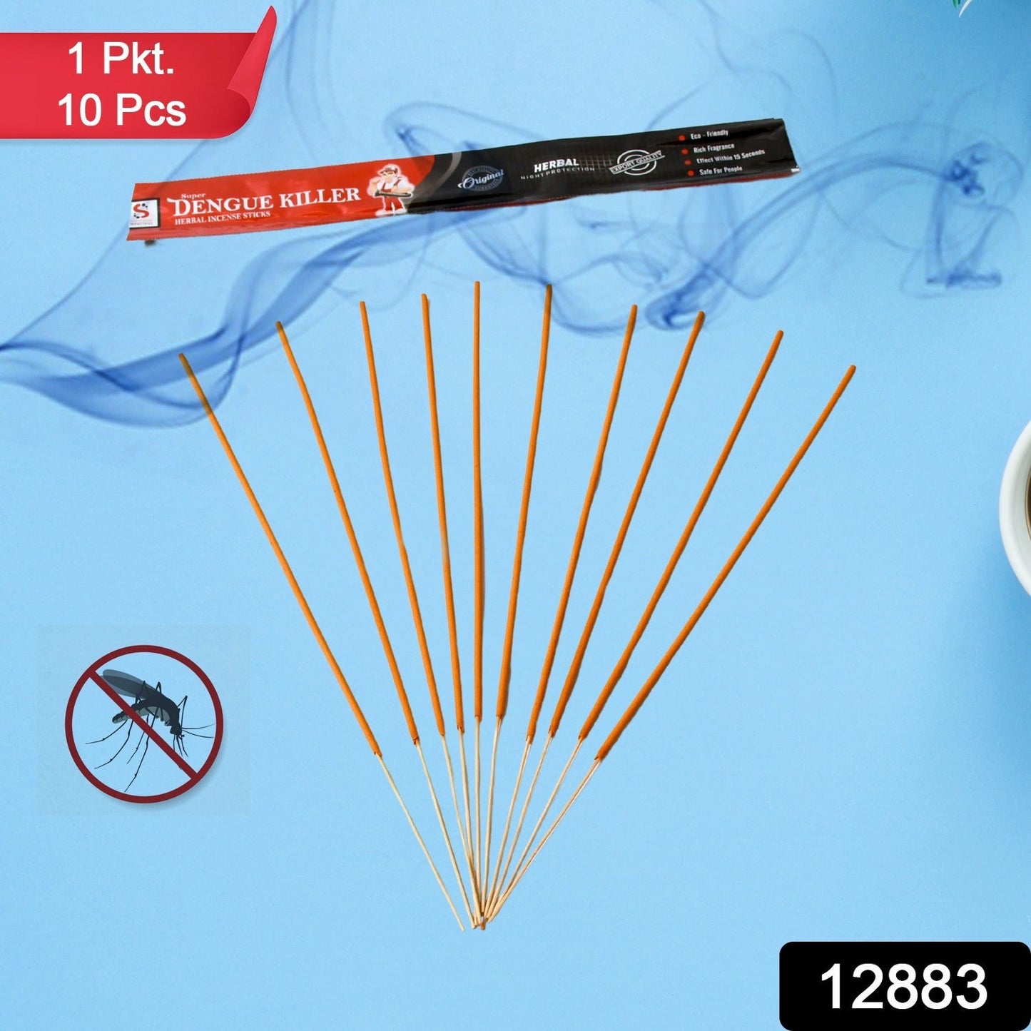 Mosquito Agarbatti Stick Herbal Mosquito Agarbatti  (1 Packet / 10 Sticks) (Incense Stick) - Discount Karo