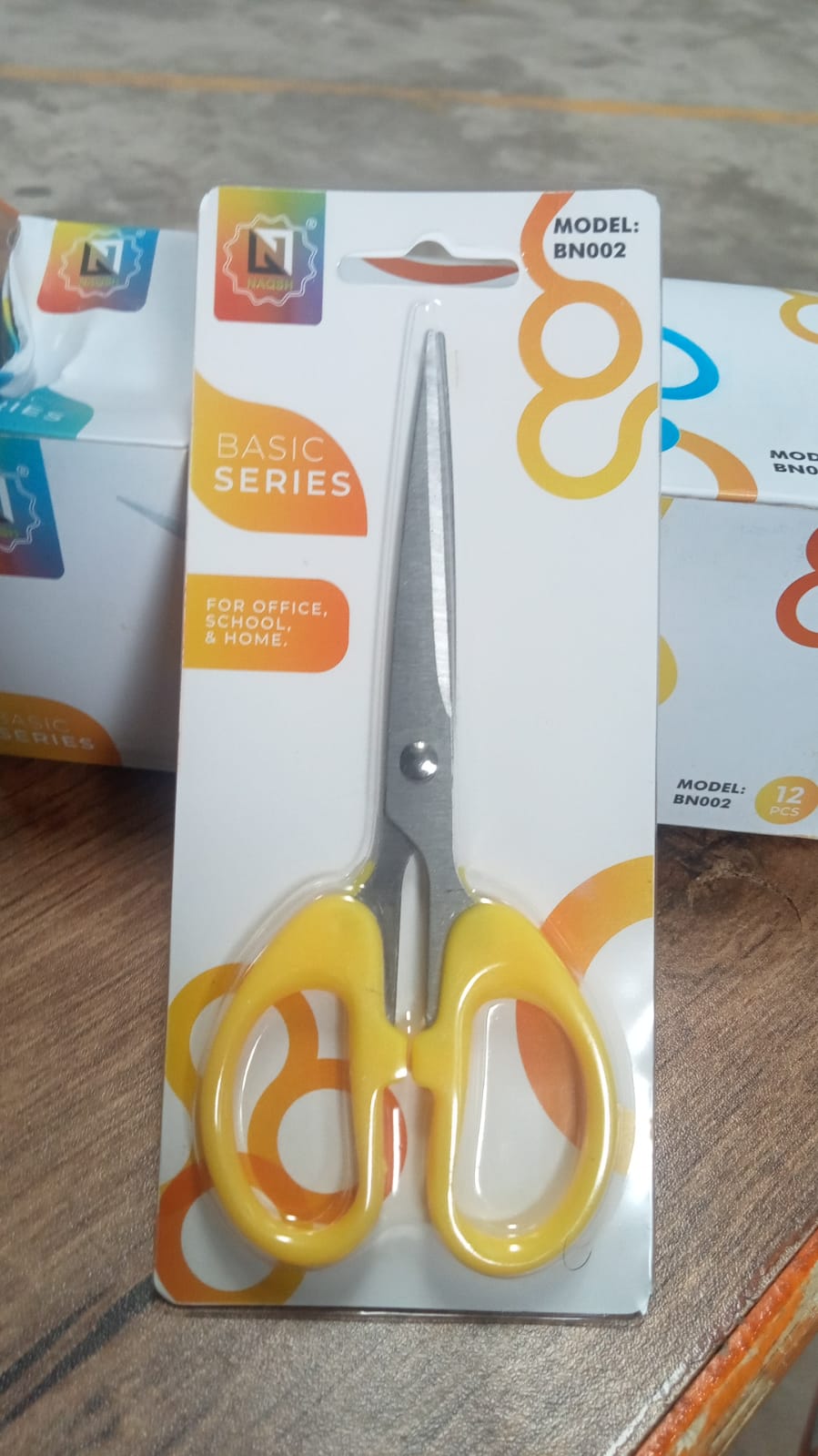 Stainless Steel Scissors with Plastic handle grip 160mm (1Pc Only) - Discount Karo