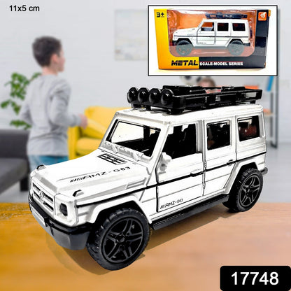 Alloy Metal Pull Back Die-cast Car, Jeep Model Car Off Road Die cast Metal Pullback Toy car with Doors Open Boys Gifts Toys for Kids Age 3+ Years (Pack of 1) - Discount Karo