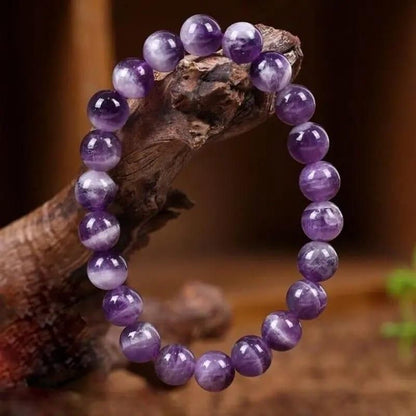 Stretchable Handmade Natural Crystal Stone Bracelet(Pack Of 2)