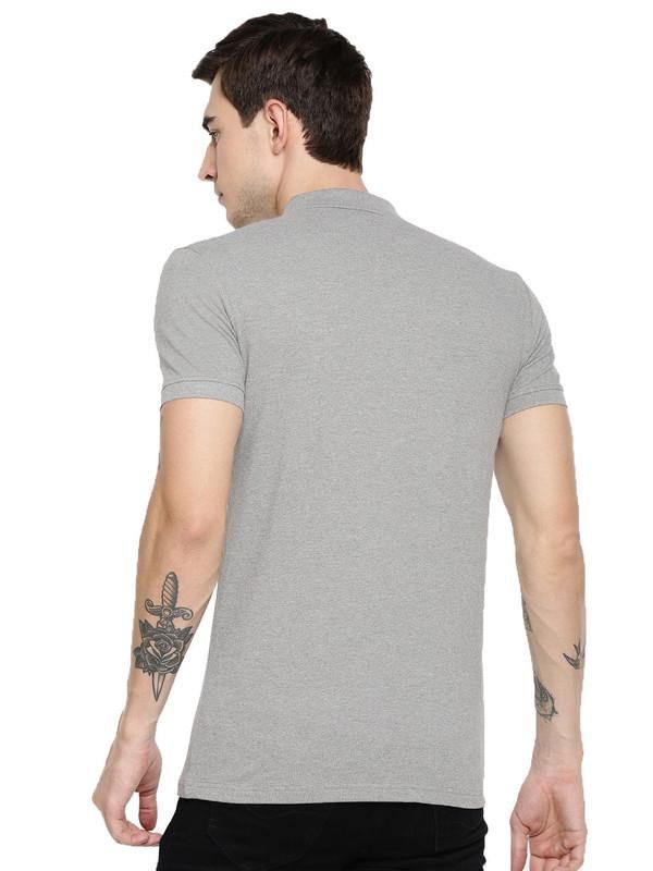 Cotton Solid Half Sleeves Mens Polo T-Shirt