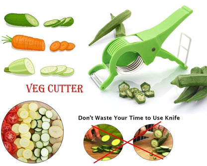 Plastic 2 in 1 Vegetable & Fruit Multi Cutter - Discount Karo