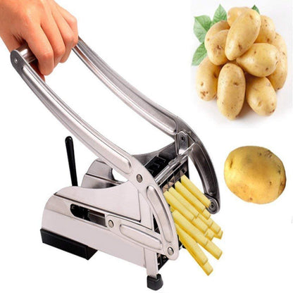 FRENCH FRIES POTATO CHIPS STRIP CUTTER MACHINE WITH BLADE - Discount Karo