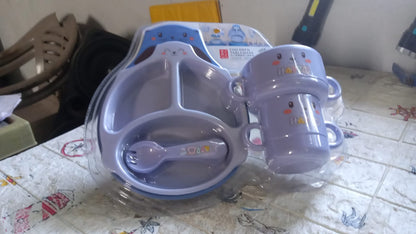 Baby Feeding Set For Kids And Toddlers (7 pcs set) - Discount Karo