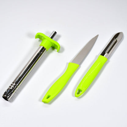 8135 Ganesh 3pc Lighter Cum knife and peeler. 