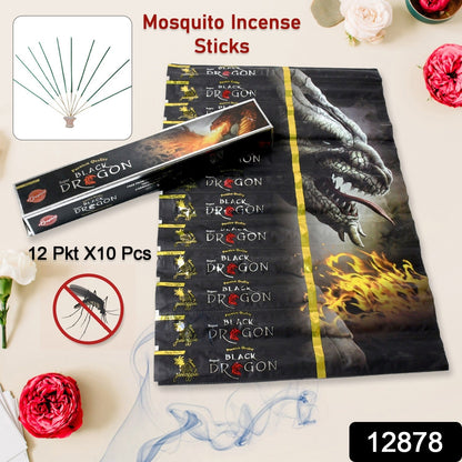 Mosquito Agarbatti Stick Herbal Mosquito Agarbatti 1 Box ( 12 Packet / 120 Sticks ) ( Incense Stick ) - Discount Karo