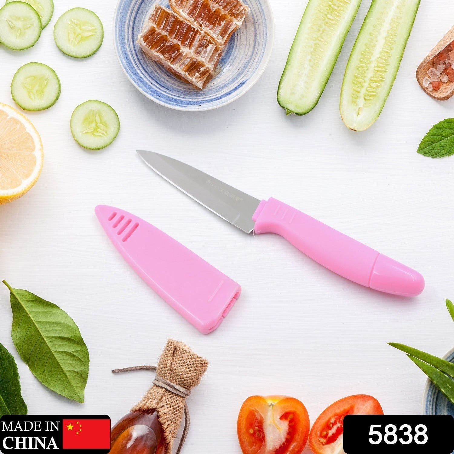 Sharp Fruit Knife (Stainless Steel, Comfortable Grip): 1 Pc - Discount Karo