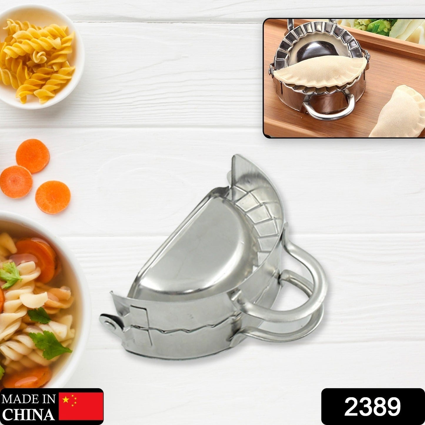 Stainless Steel Dumpling Maker: Easy & Reliable Dumplings Every Time (1 Pc) - Discount Karo