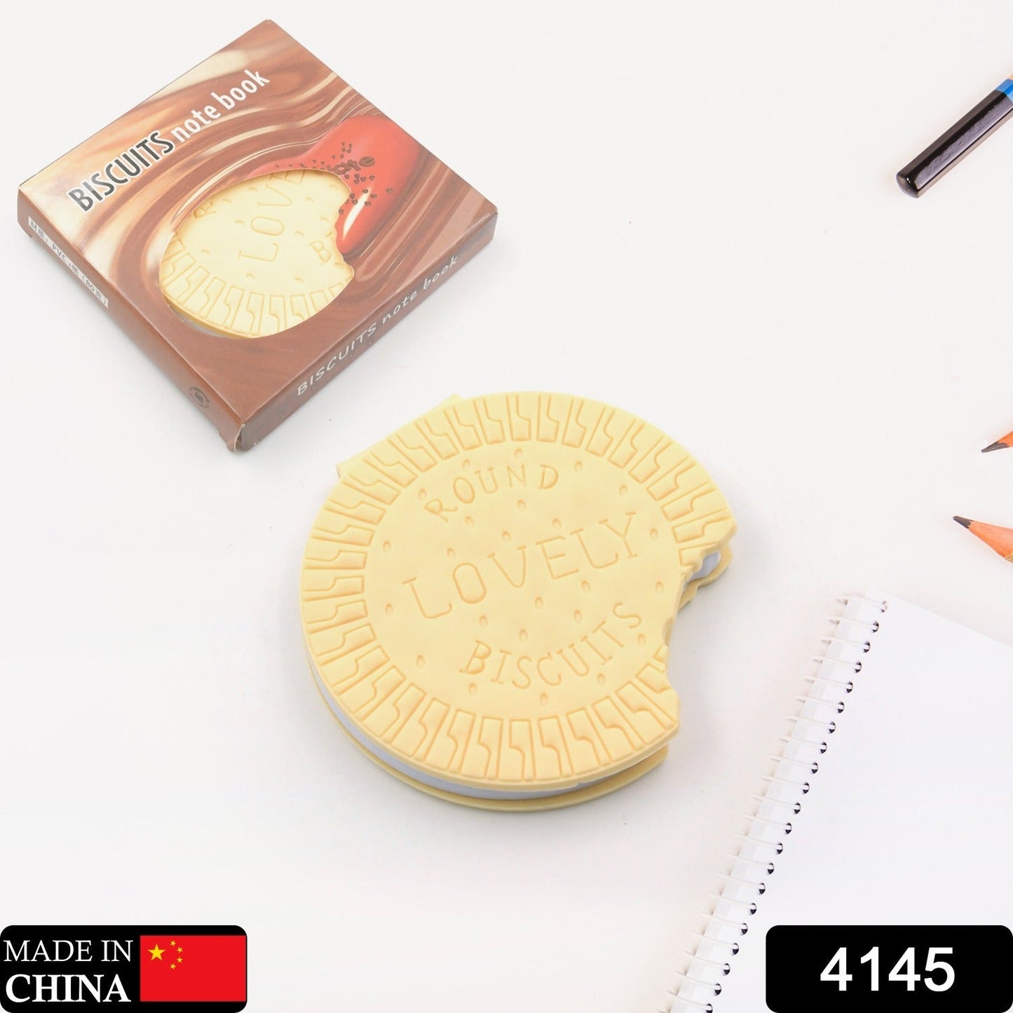 Round Biscuits Diary Notebooks Original Biscuits  Smell  Writing Practice Book Early Learning Copybook Premium Biscuits  Book ( 1Pc Book ) - Discount Karo