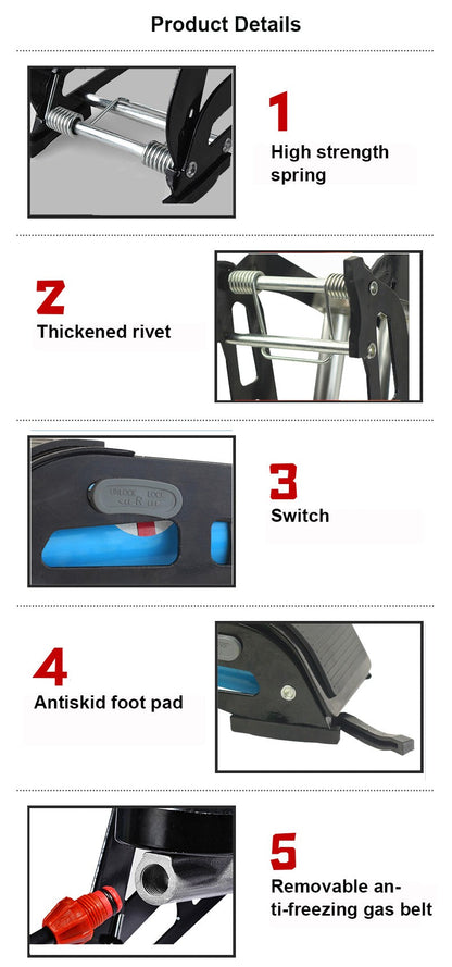 Portable High Pressure Foot Air Pump Compressor for Car and Bike