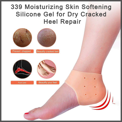 339 Moisturizing Skin Softening Silicone Gel for Dry Cracked Heel Repair (Multicolour) Discount Karo