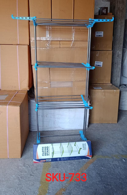 0733 Stainless Steel Cloth Drying Stand 