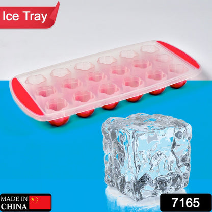 Ice Mould Flower Shape 18 Cavity Mould ice Tray Sphere ice Flower Mould Small ice Flower Tray Mini ice Cube Tray - Discount Karo