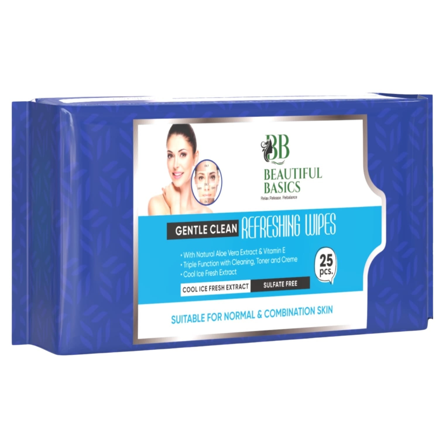 Refreshing Wet Wipes for Face | Facial Cleansing | Refreshing & Skin Hydration| Soothing for skin | pH Balance & Alcohol Free | Nourishing with Fruit extract | 25 Wipes - Discount Karo