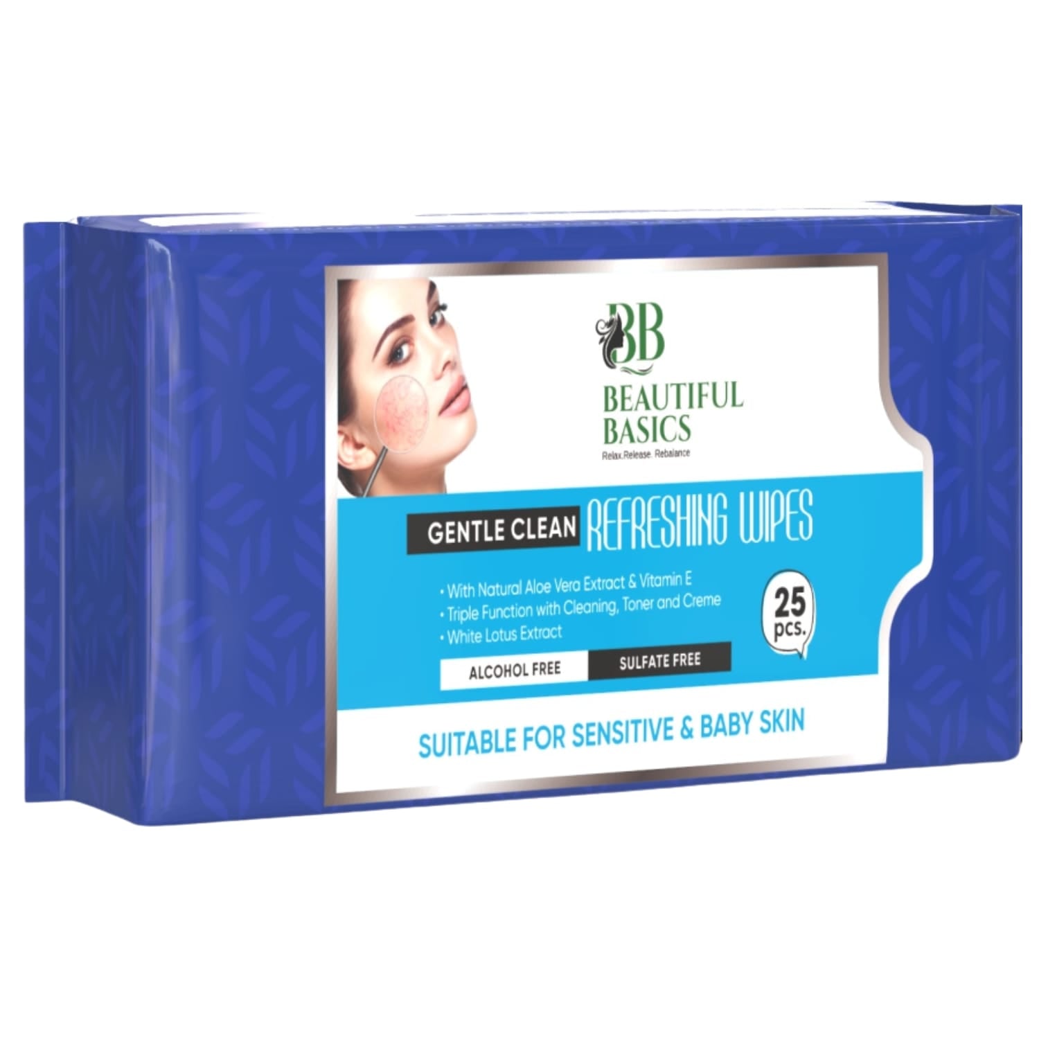 Refreshing Wet Wipes for Face | Facial Cleansing | Refreshing & Skin Hydration| Soothing for skin | pH Balance & Alcohol Free | Nourishing with Fruit extract | 25 Wipes - Discount Karo