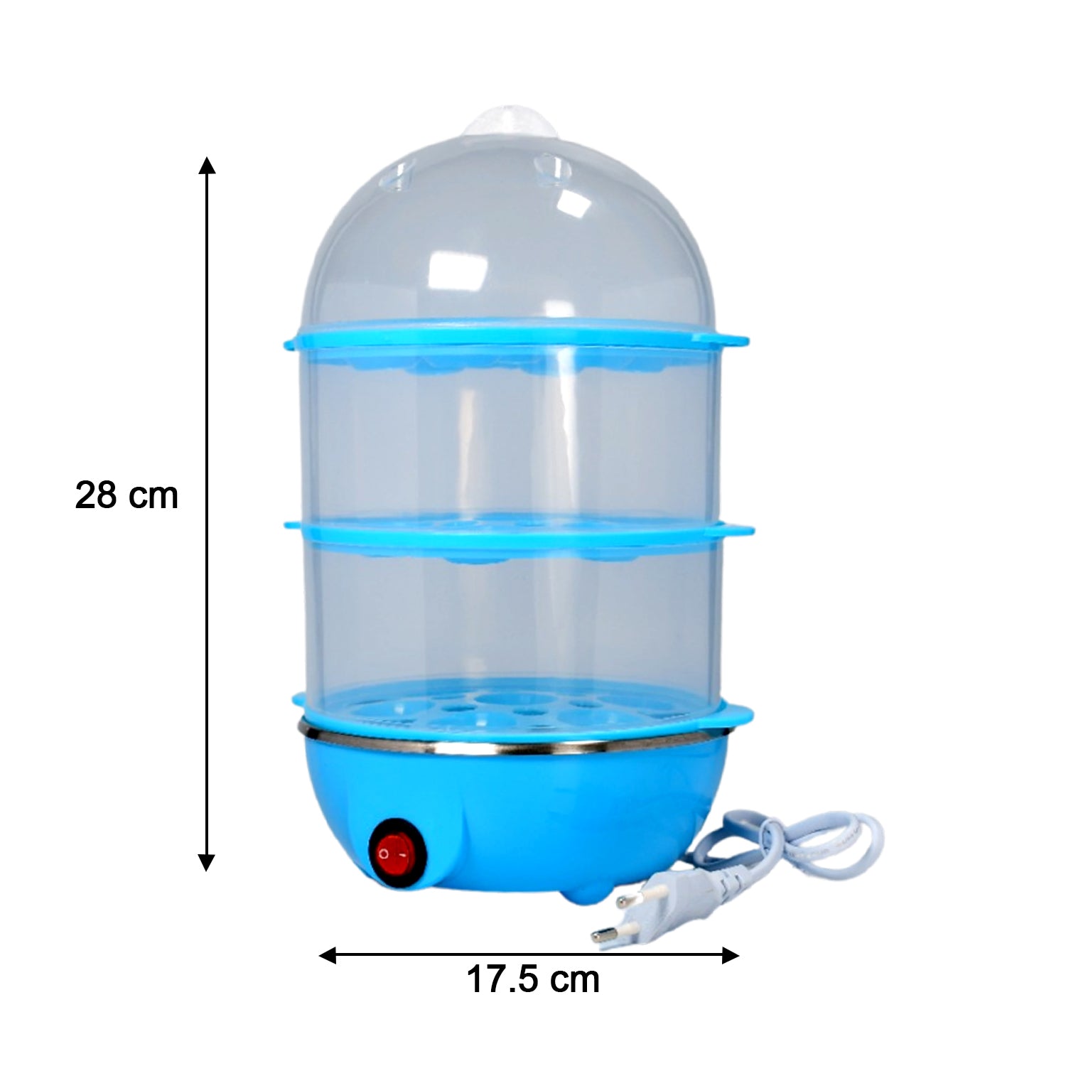 Egg Boiler / Poacher / Cooker / Electric Steamer (3 Layer) - Discount Karo