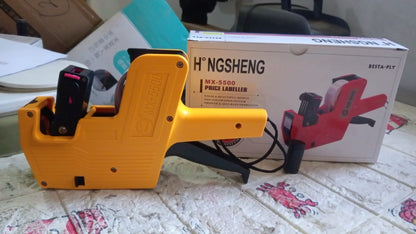 HAND HELD PLASTIC 8 DIGITS PRICE LABEL TAG GUN WIDELY USED IN DEPARTMENTAL STORES AND MARKETS FOR PRICE TAGGING AMONG CUSTOMERS. - Discount Karo