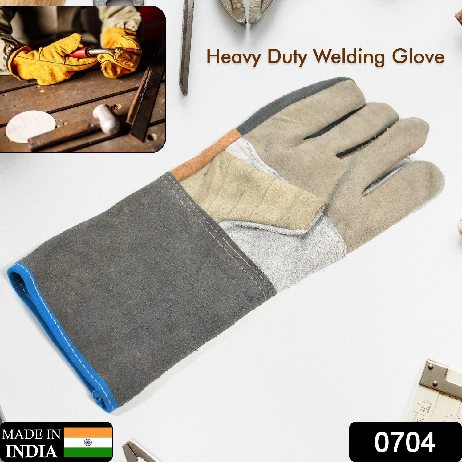 Protective Durable Heat Resistant Welding Gloves - Discount Karo