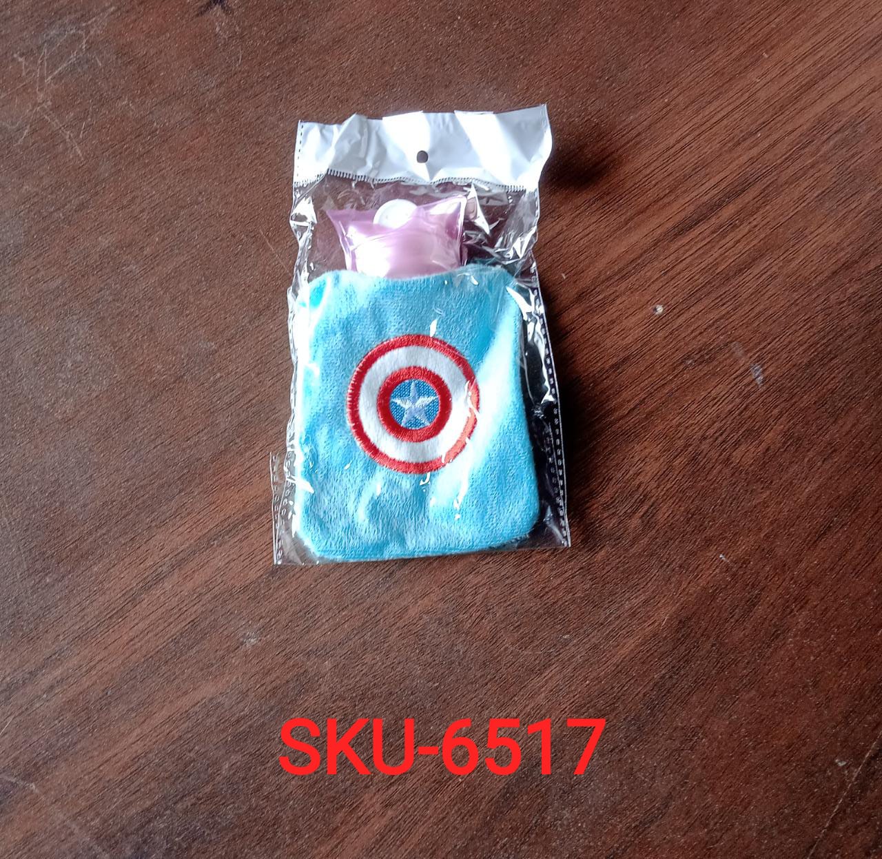 Captain America Print Small Hot Water Bag with Cover for Pain Relief - Discount Karo