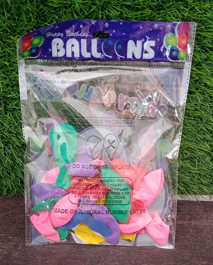 Balloons Kinds of Latex Balloons for Birthday / Anniversary / Valentine's / Wedding / Engagement Party Decoration Birthday Decoration Items for Kids Multicolor (24 Pcs Set) - Discount Karo