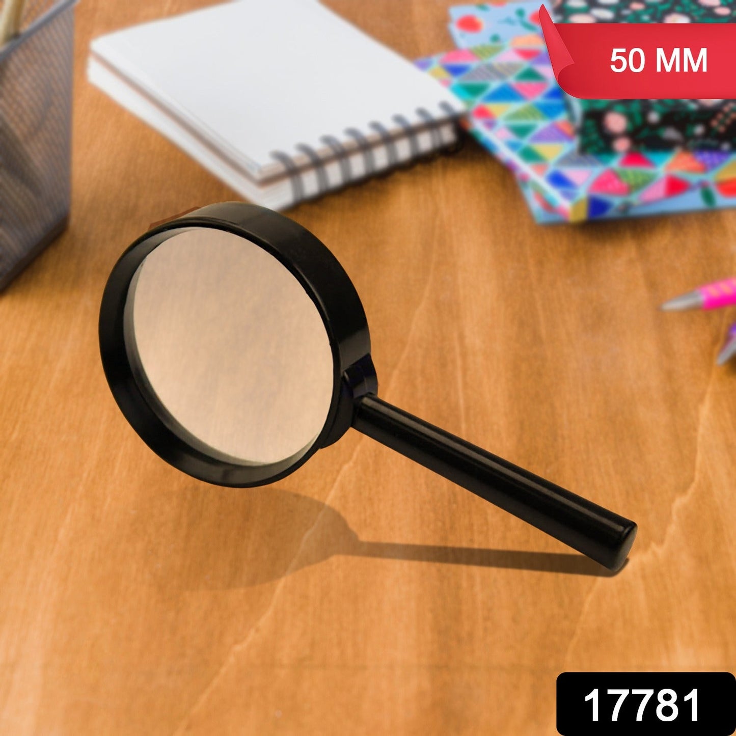 Magnifying glass Lens - reading aid made of glass - real glass magnifying glass that can be used on both sides - glass breakage-proof magnifying glass, Protect Eyes, 50 mm - Discount Karo