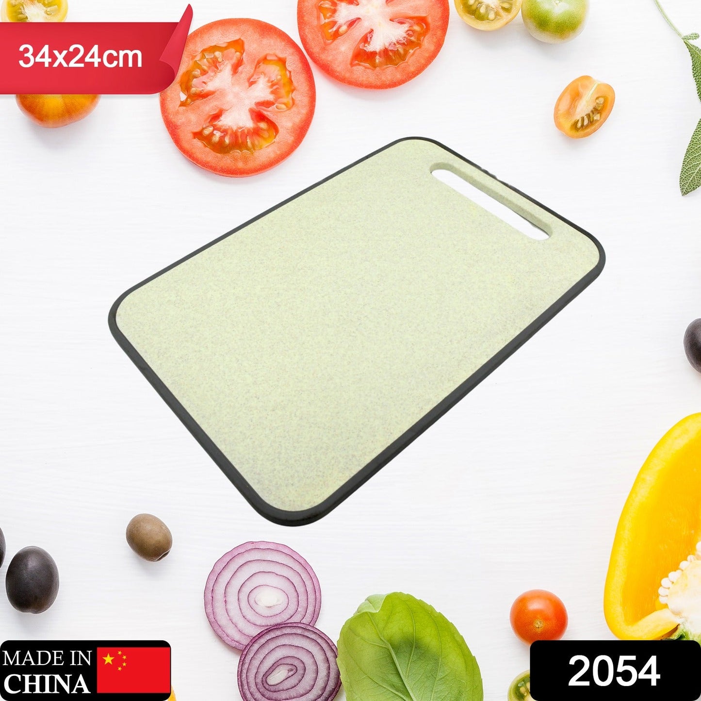 Plastic Chopping Board (Small): 34x24cm, Multipurpose Cutting Board - Discount Karo