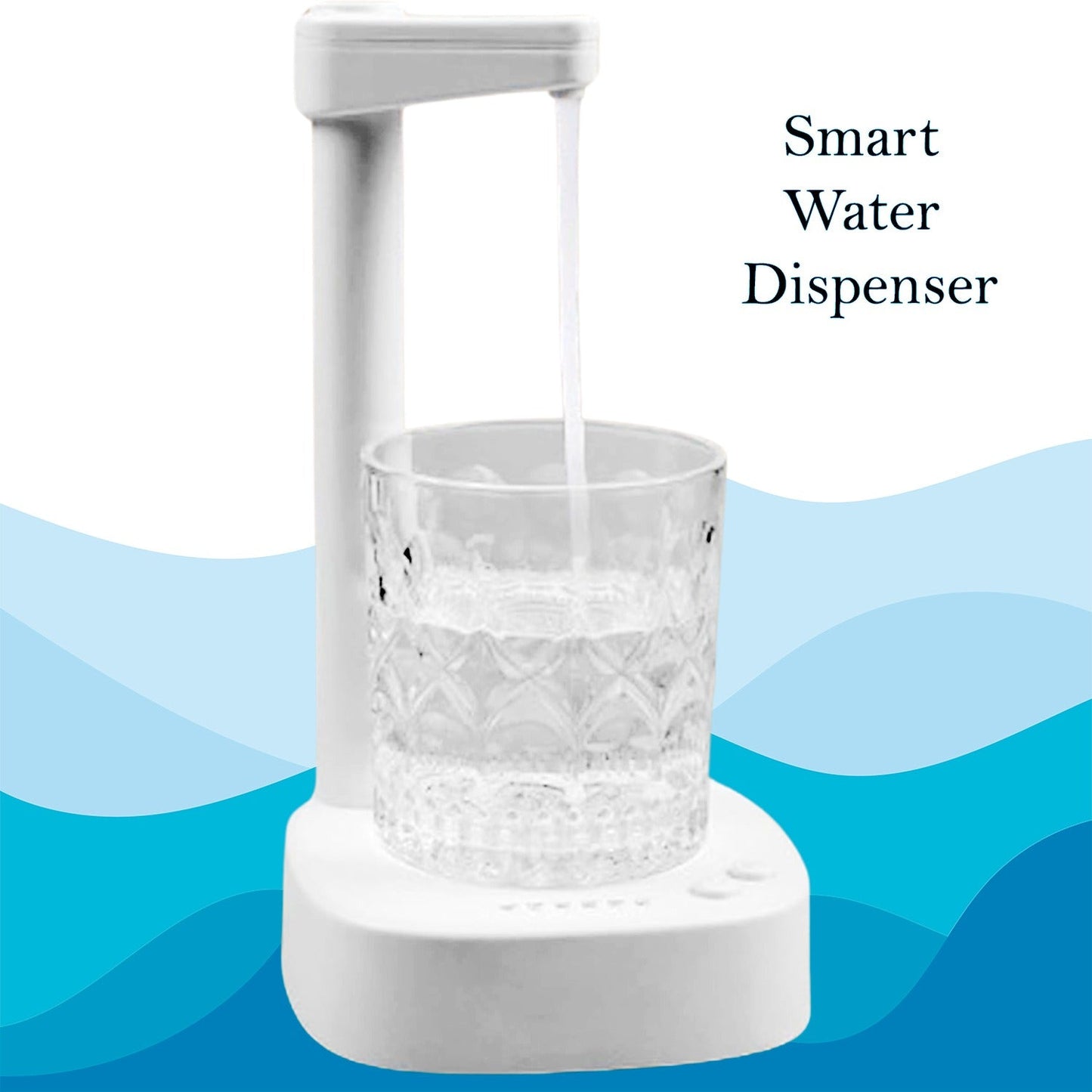 USB Charging, Desktop Water Bottle Dispenser, Intelligent Desktop Water Pump With Small Pipe, One Button Operation, Smart Table Bedside Water Dispenser, Desk Water Dispenser for Home, Office, Outdoor, Camping - Discount Karo