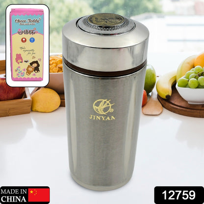 Stainless Steel Water Bottle Leak Proof, Rust Proof, Hot & Cold Drinks, Gym Sipper BPA Free Food Grade Quality, Steel fridge Bottle For office / Gym / School (250 Ml) - Discount Karo