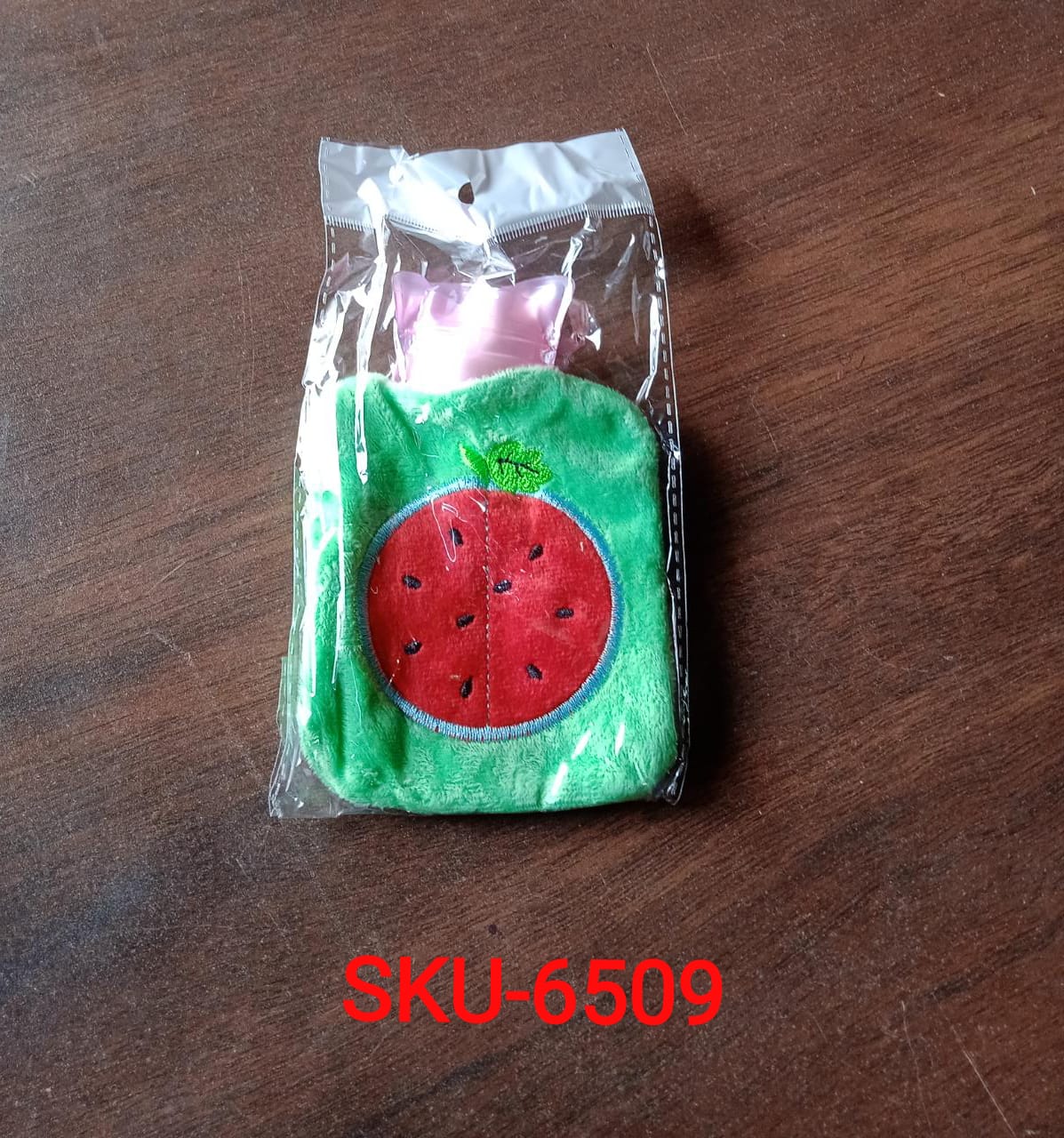 Watermelon small Hot Water Bag with Cover for Pain Relief, Neck, Shoulder Pain and Hand, Feet Warmer, Menstrual Cramps. - Discount Karo