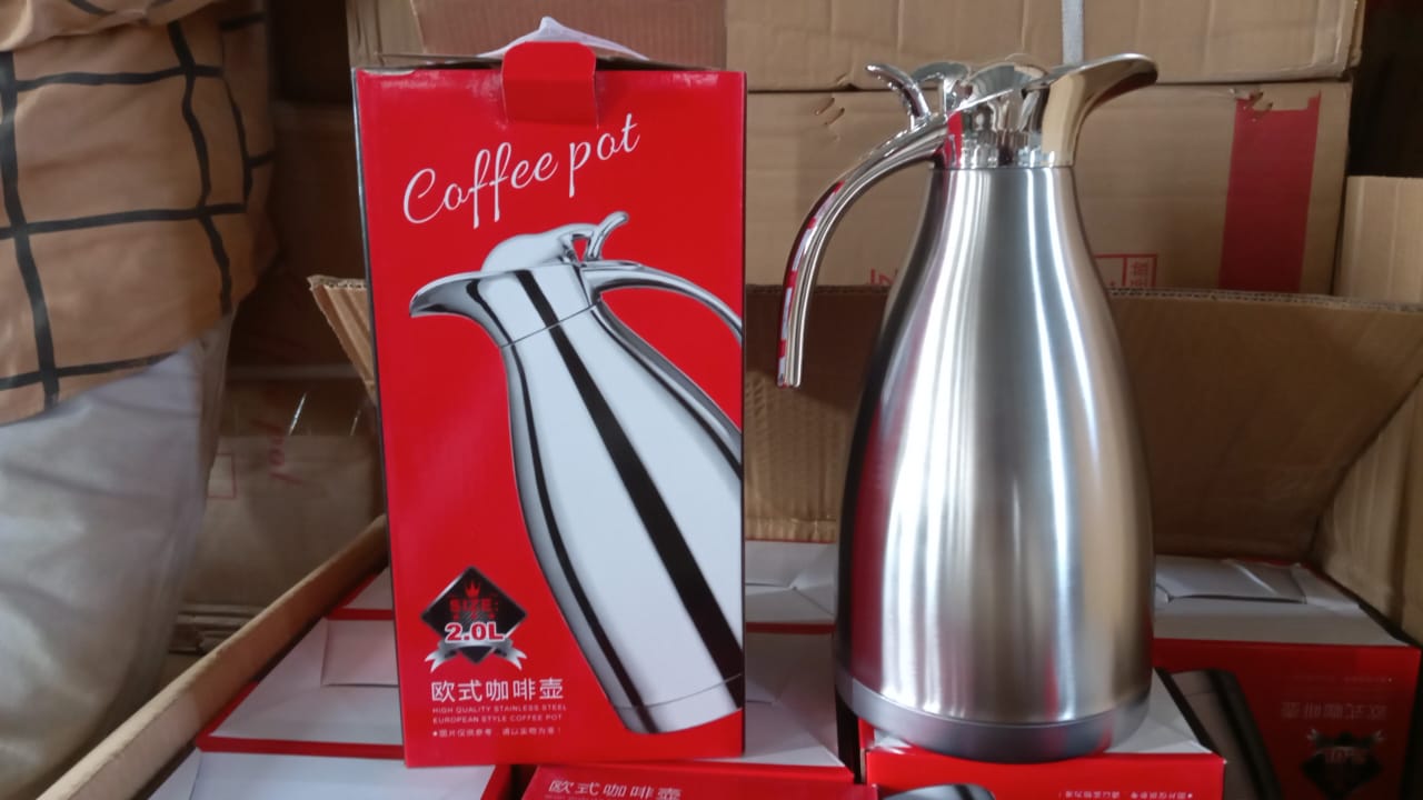 Vacuum Insulated Kettle Jug (Stainless Steel): 1.5L, 2L, 2.5L Sizes - Discount Karo