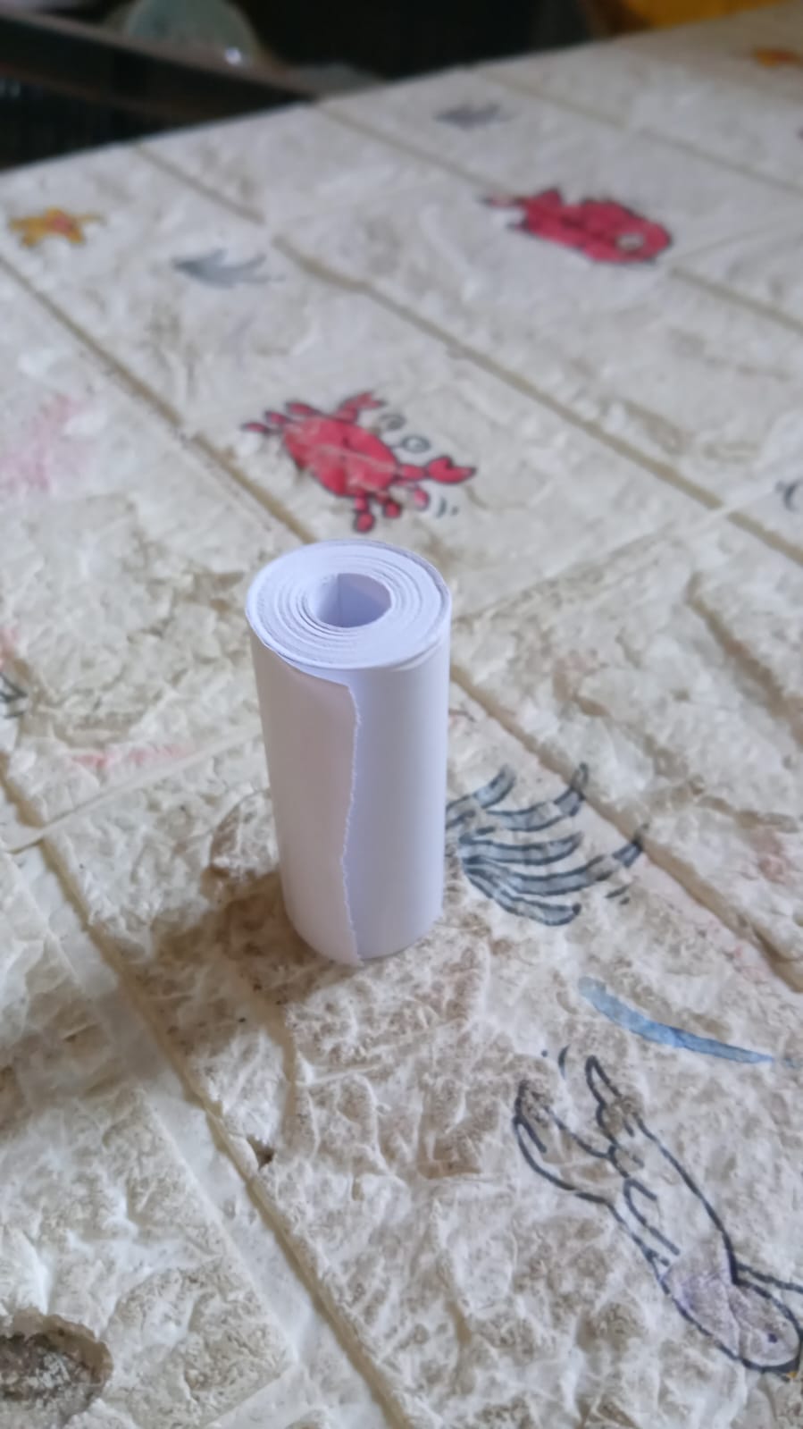 Small Thermal Printer Paper, Printing Paper Roll Aging Resistant Fast Color Rendering Portable Clear Printing for Travel (1 Pc / Printing Paper Roll ) - Discount Karo