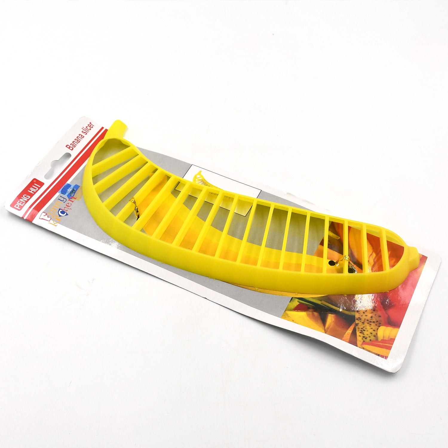 Banana Slicer- Perfect for Fruit Salads Handle Plastic Banana Fruit Slicer Cutter Chopper - Discount Karo