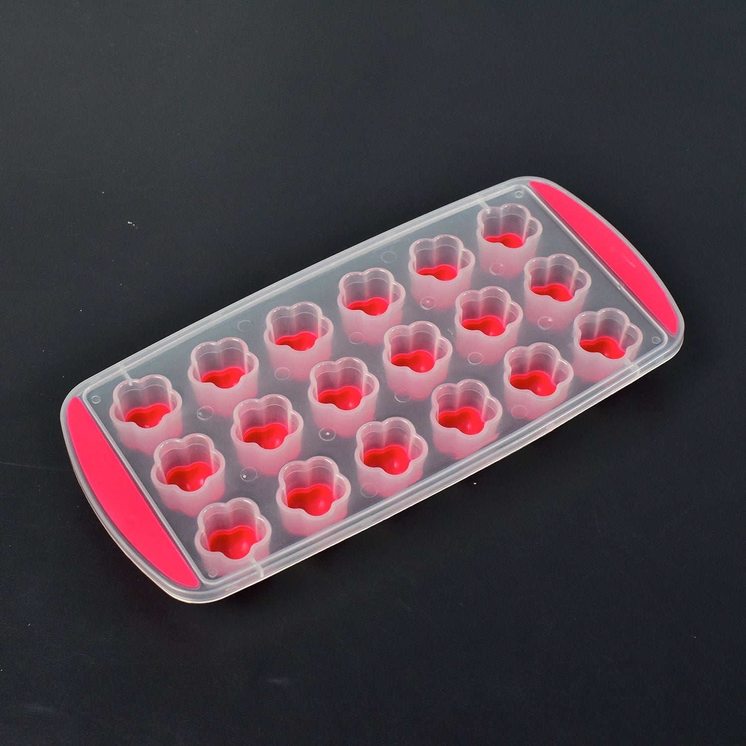 Ice Mould Flower Shape 18 Cavity Mould ice Tray Sphere ice Flower Mould Small ice Flower Tray Mini ice Cube Tray - Discount Karo