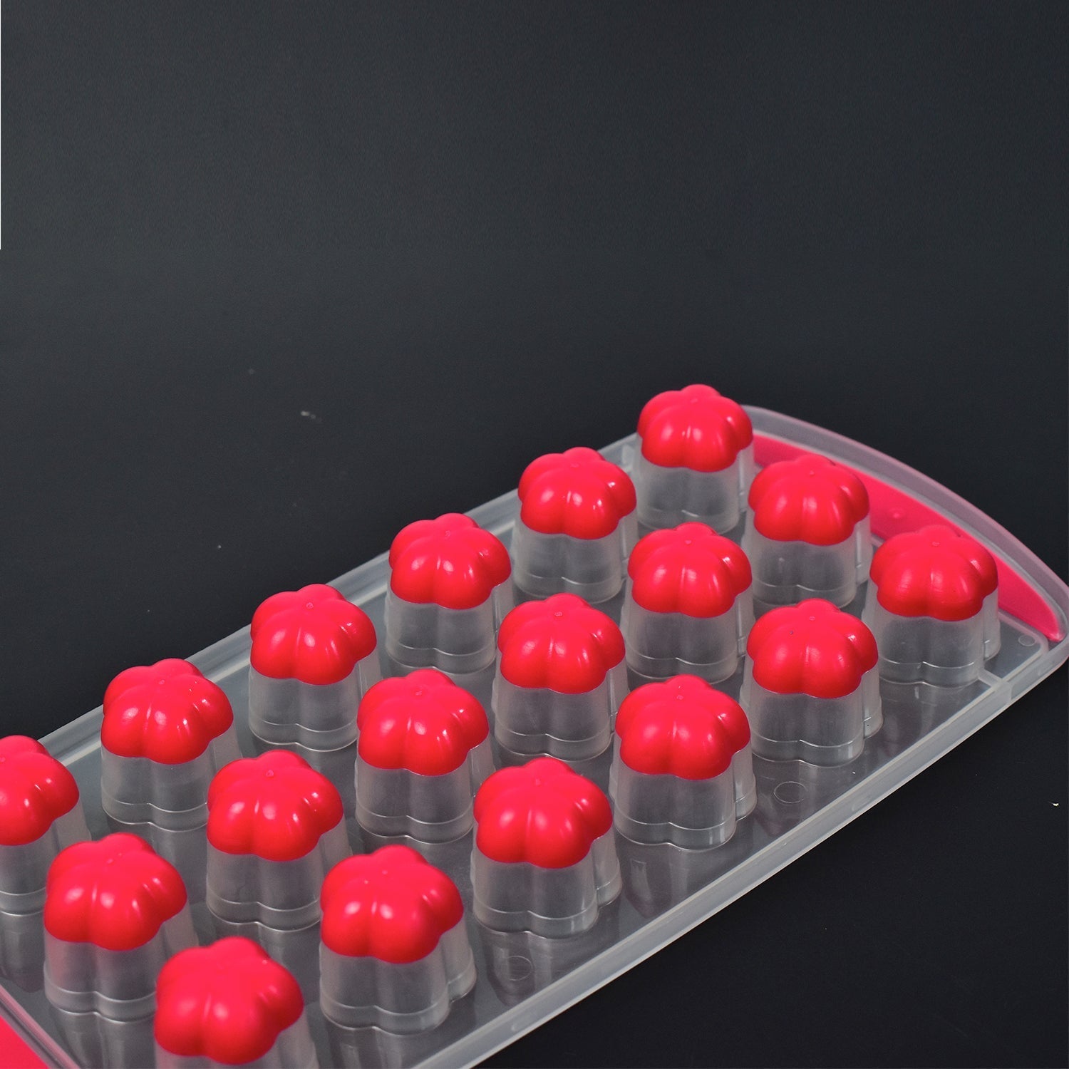 Ice Mould Flower Shape 18 Cavity Mould ice Tray Sphere ice Flower Mould Small ice Flower Tray Mini ice Cube Tray - Discount Karo