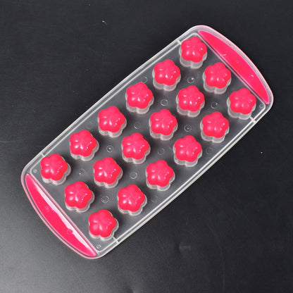 Ice Mould Flower Shape 18 Cavity Mould ice Tray Sphere ice Flower Mould Small ice Flower Tray Mini ice Cube Tray - Discount Karo