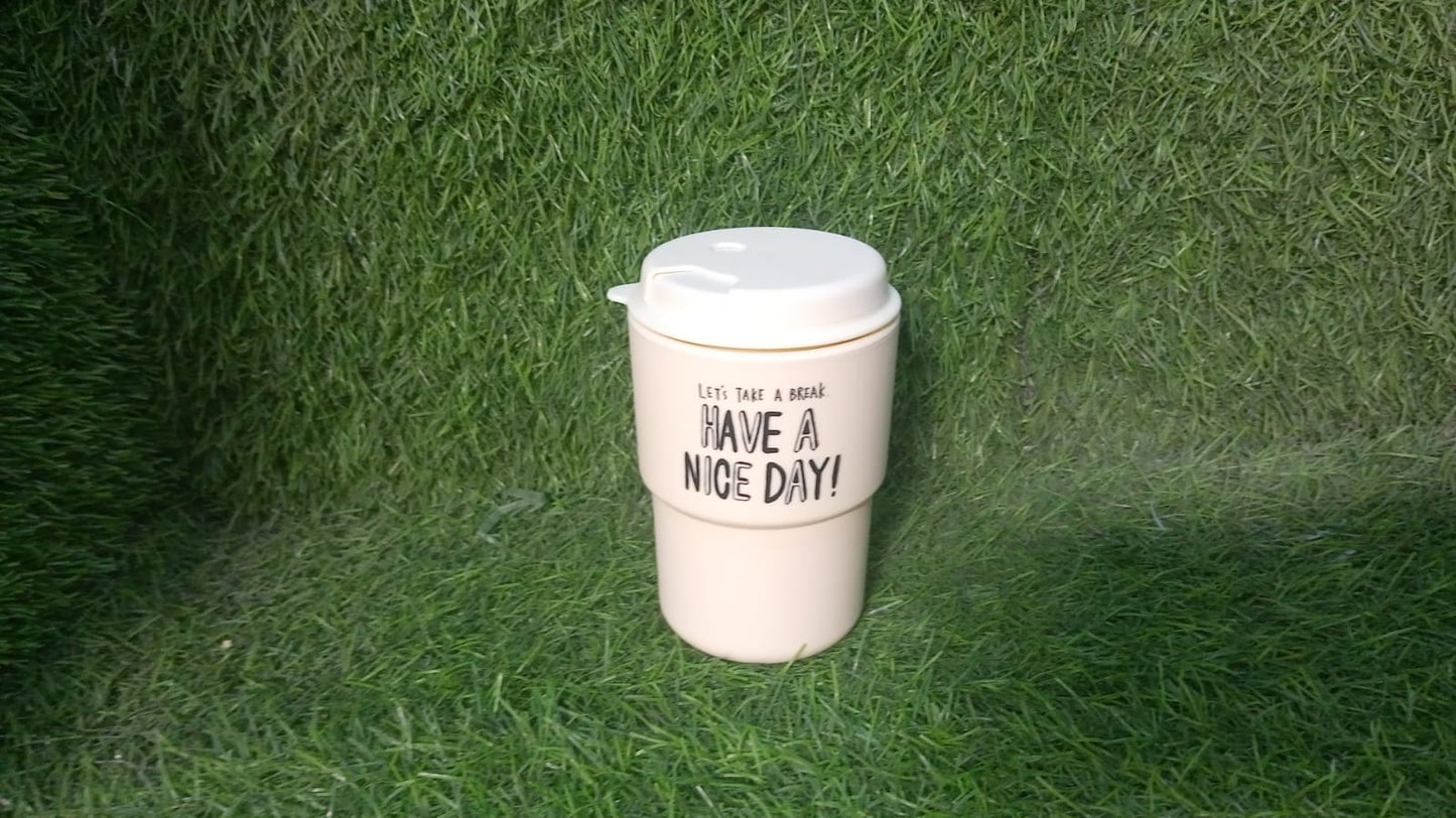 Appreciation and Motivation Portable Plastic Coffee Cup for Travel, Home, Office, Gift for Travel Lovers