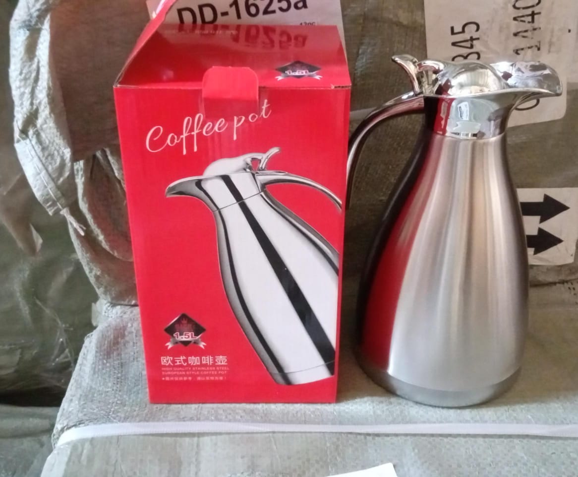 Vacuum Insulated Kettle Jug (Stainless Steel): 1.5L, 2L, 2.5L Sizes - Discount Karo