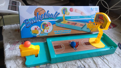 Mini Table Top Finger Basketball Game for Kids - Desktop Game for Kids & Adults, Basketball Finger Bowling Game, Fun Indoor Finger Bowling Game for Boys & Girls, Family Board Game - Discount Karo