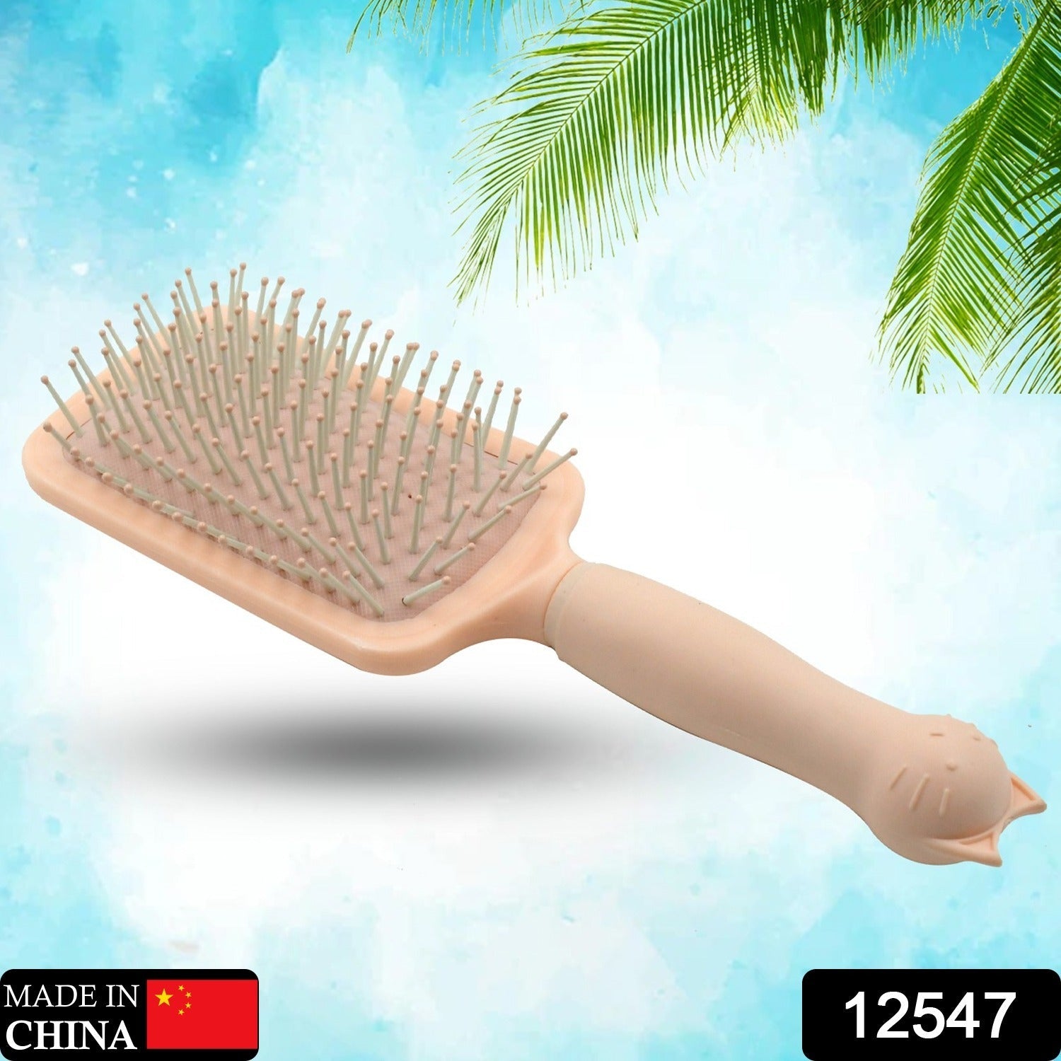 Massage Comb, Massage Hair Brush Ergonomic Matt Disappointment for Straight Curly Hair Cushion Curly Hair Comb For Detangling Professional Comb For Men And Women for All Hair Types, Home Salon DIY Hairdressing Tool  (1 Pc / 24 Cm) - Discount Karo