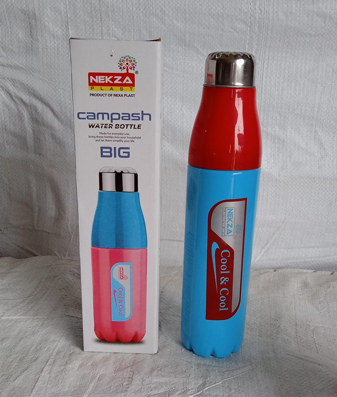 Cool Water Bottle (800ml): Reusable, Perfect for Office, School, Sports - Discount Karo