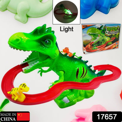 Children Electric Tracks Climb Stair Dinosaur Toys Glowing With Sound Kid Toy Animals Model InterDraftToys - Discount Karo