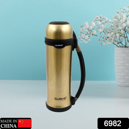 STAINLESS STEEL THERMOS WATER BOTTLE | 24 HOURS HOT AND COLD | EASY TO CARRY | RUST & LEAK PROOF | TEA | COFFEE | OFFICE| GYM | HOME | KITCHEN - Discount Karo