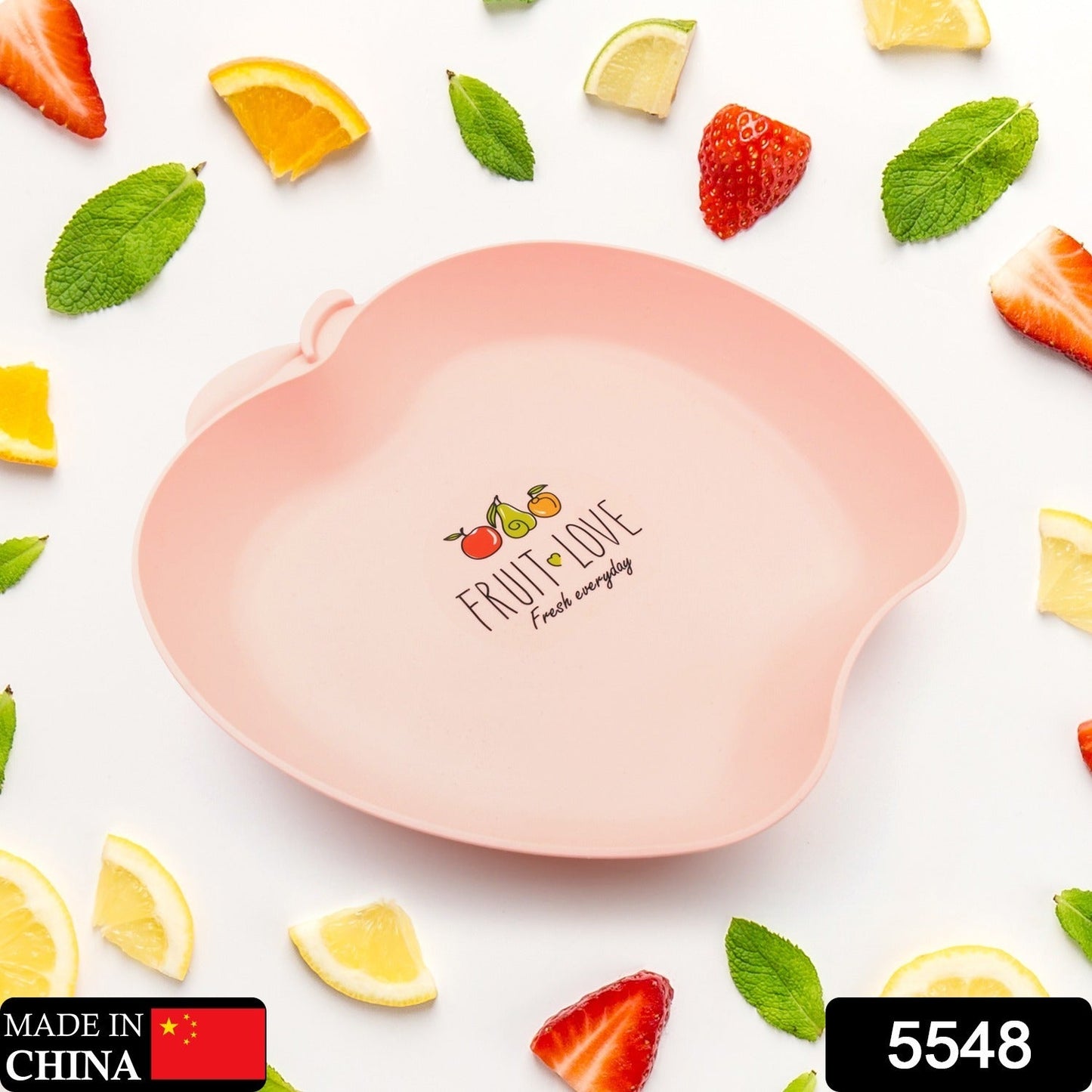 Apple Shape Plate Dish Snacks / Nuts / Desserts Plates for Kids, BPA Free, Children’s Food Plate, Kids Bowl, Serving Platters Food Tray Decorative Serving Trays for Candy Fruits Dessert Fruit Plate, Baby Cartoon Pie Bowl Plate, Tableware (1 Pc) - Discount Karo